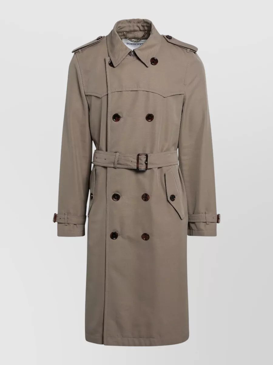 Burberry silk short trench coat
