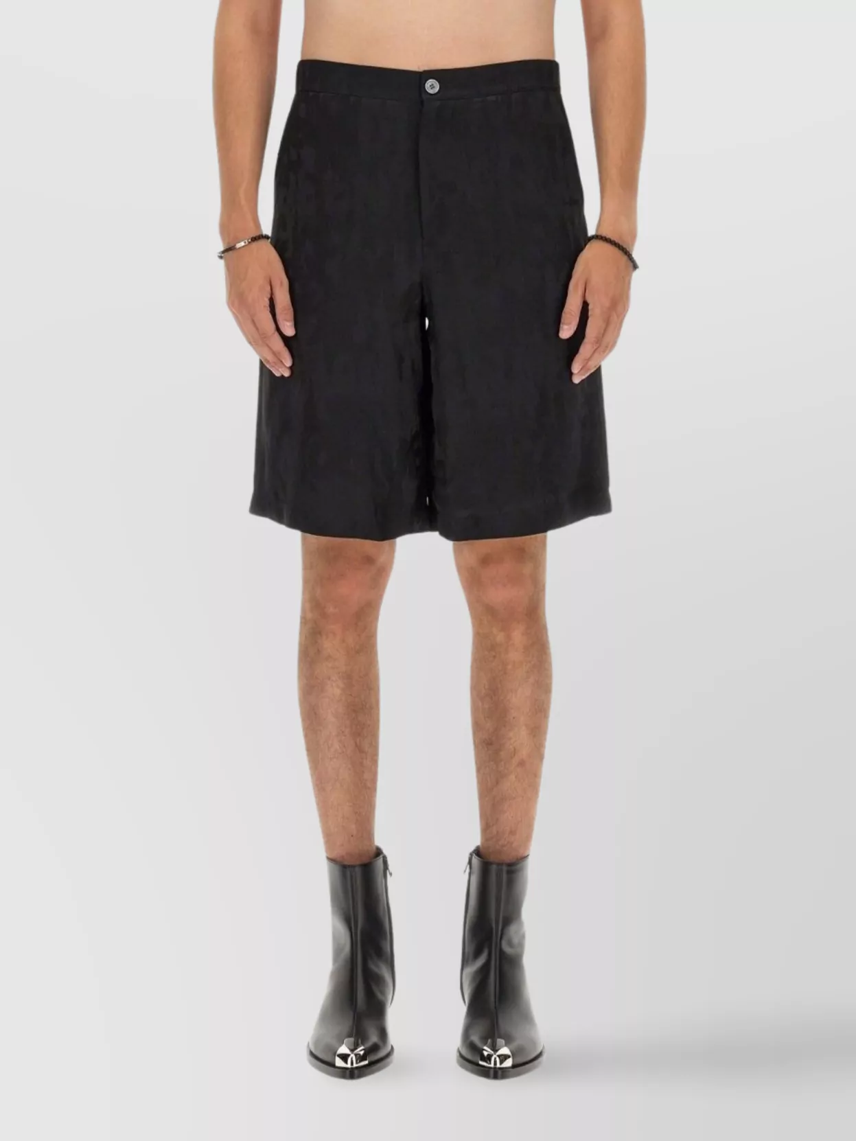 Alexander Mcqueen Knee Length Bermuda Shorts With Side Pockets
