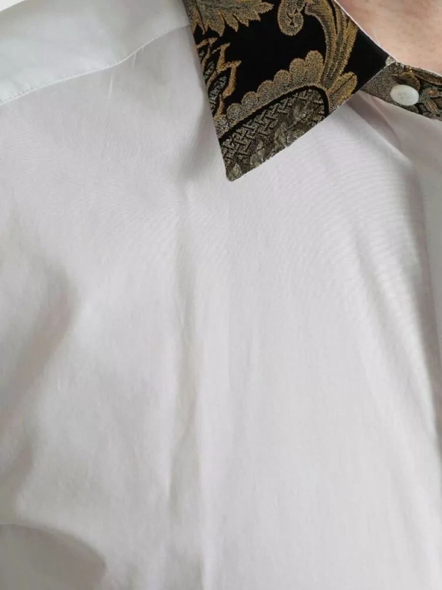 Dolce&Gabbana Cotton Jacquard Dress Shirt