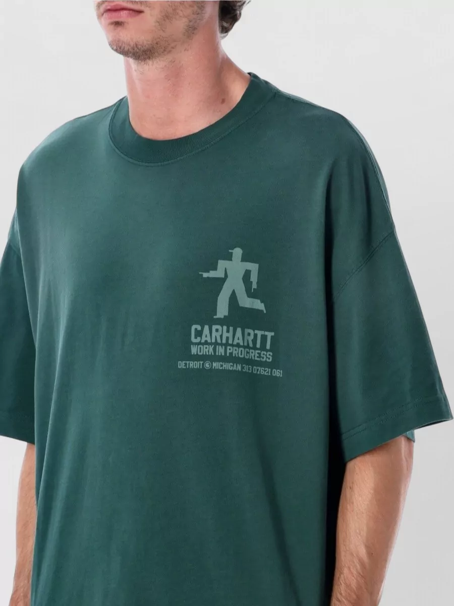 Carhartt Wip Urban Distance Graphic Cotton Jersey T-Shirt