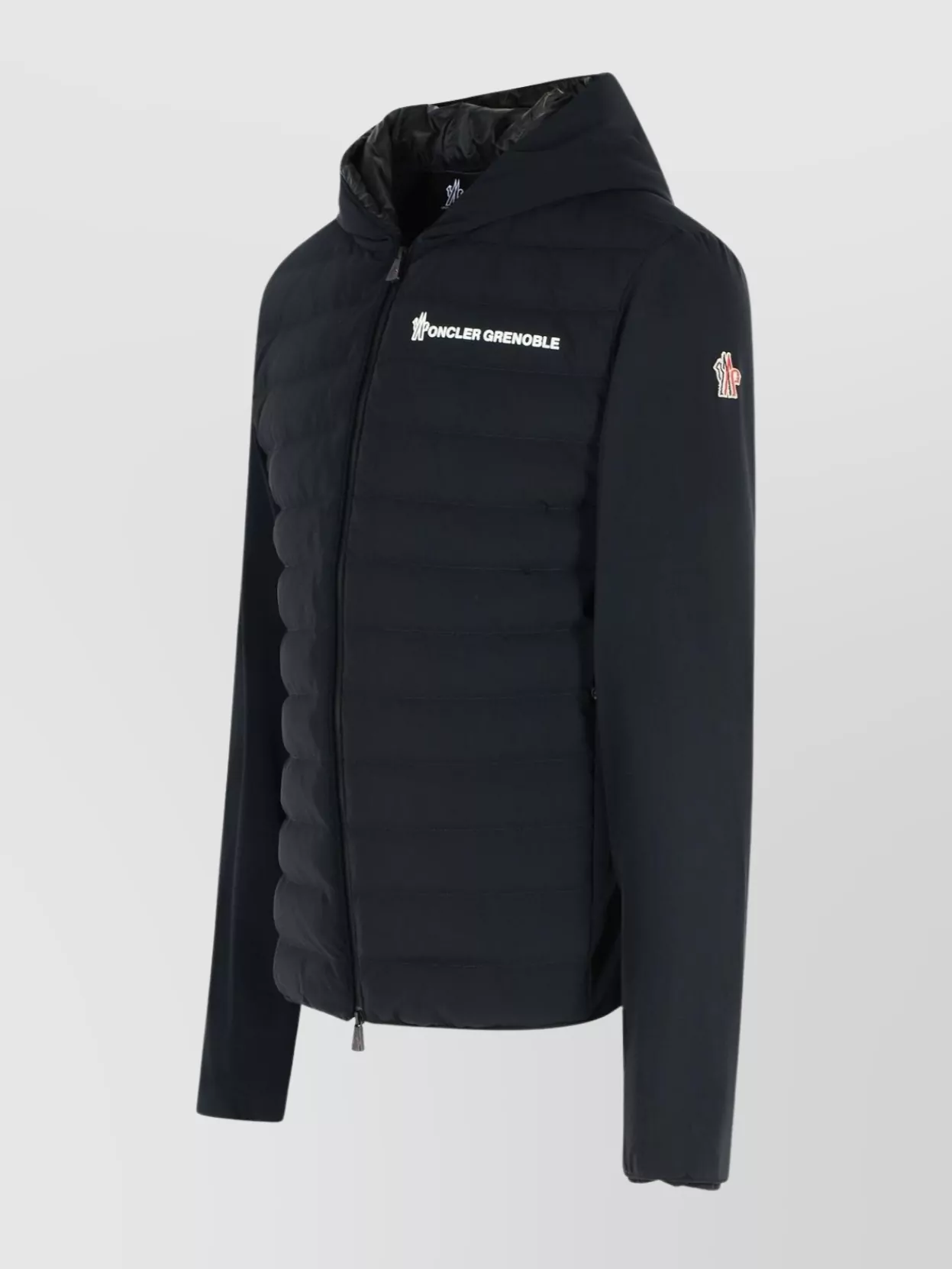 Moncler Grenoble Hooded Long Sleeve Jacket With Side Pockets