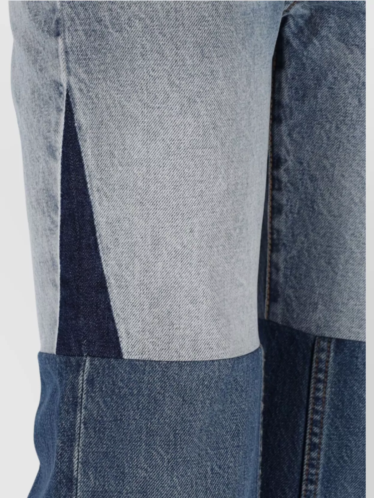 Chloé Straight Trousers Frayed Hem