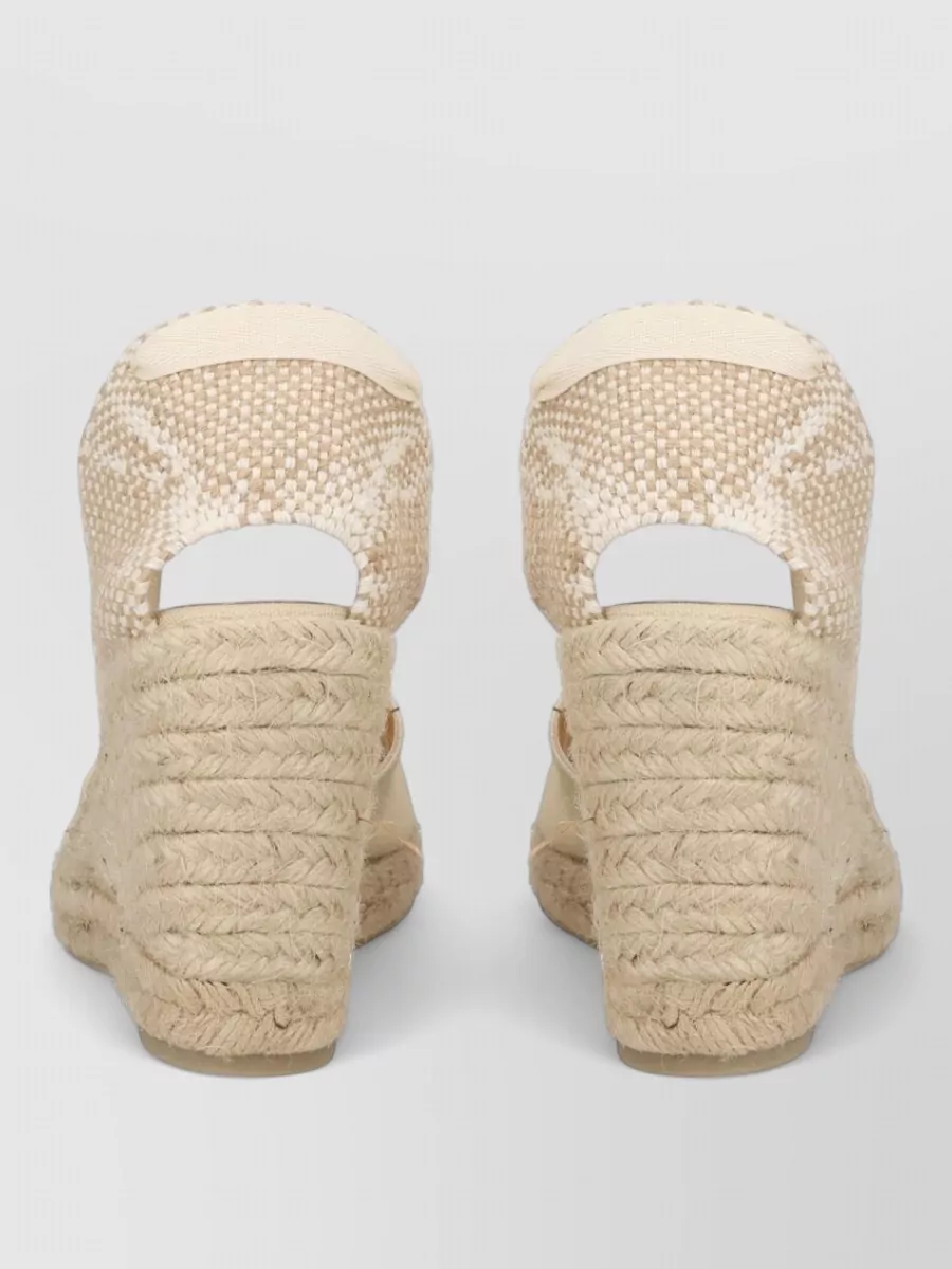 Castaner Clear Cotton Espadrille Sandals