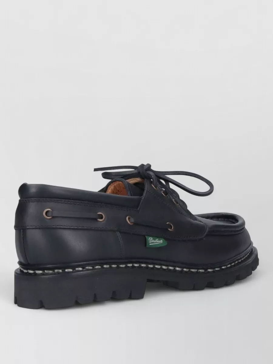 Paraboot Leather Boat Shoes