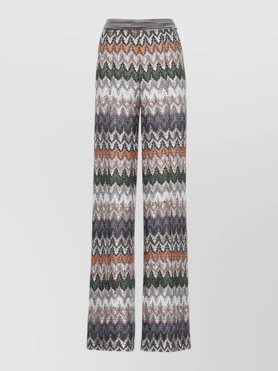 Missoni Printed wide-leg trousers