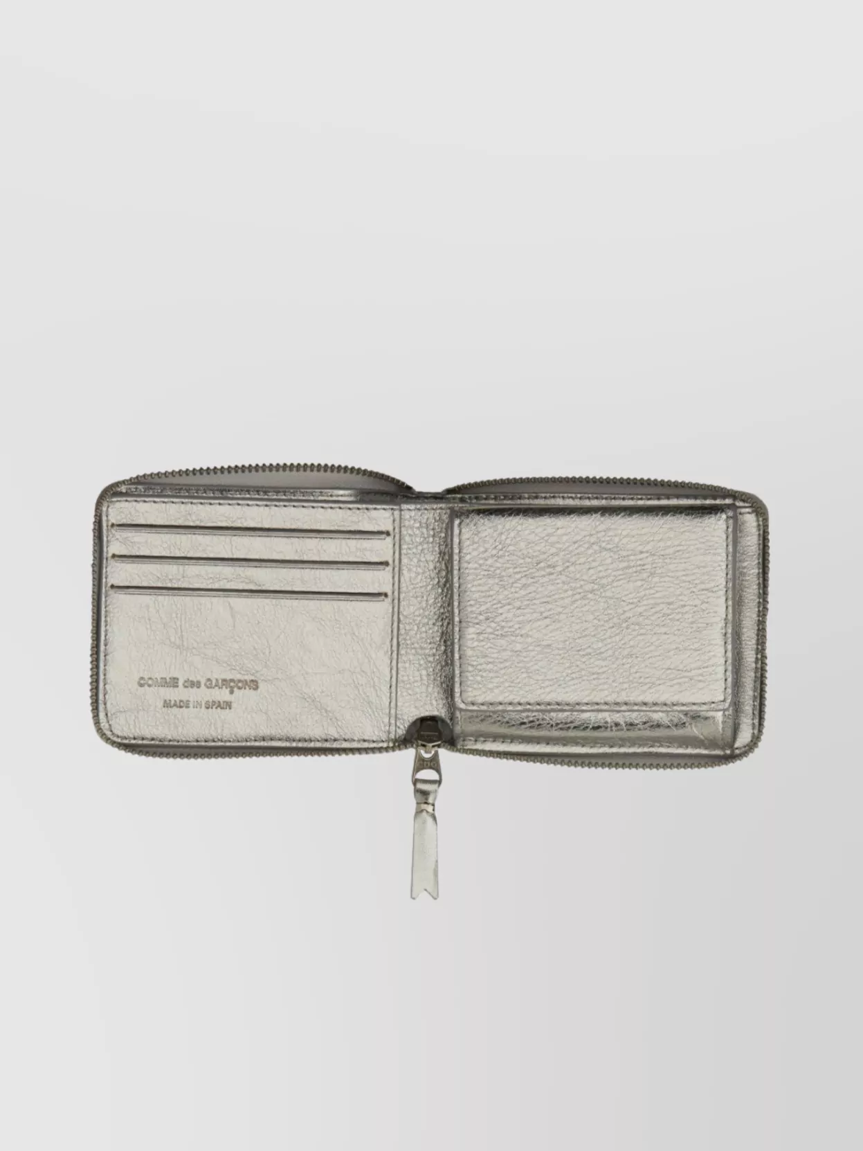 COMME DES GARÇONS LEATHER WALLET TEXTURED FINISH