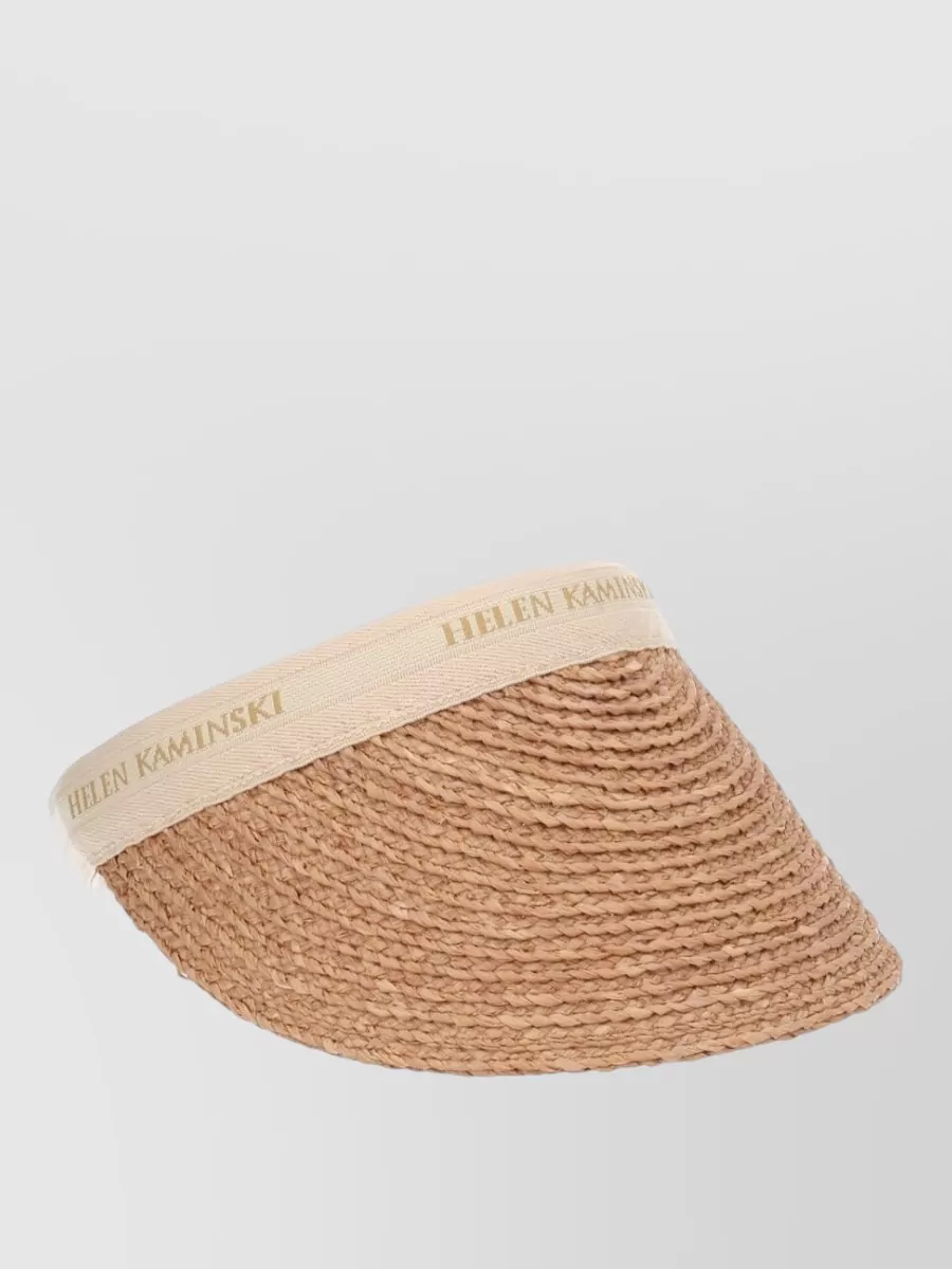 Helen Kaminski Number Ten Hat Curved Brim Woven