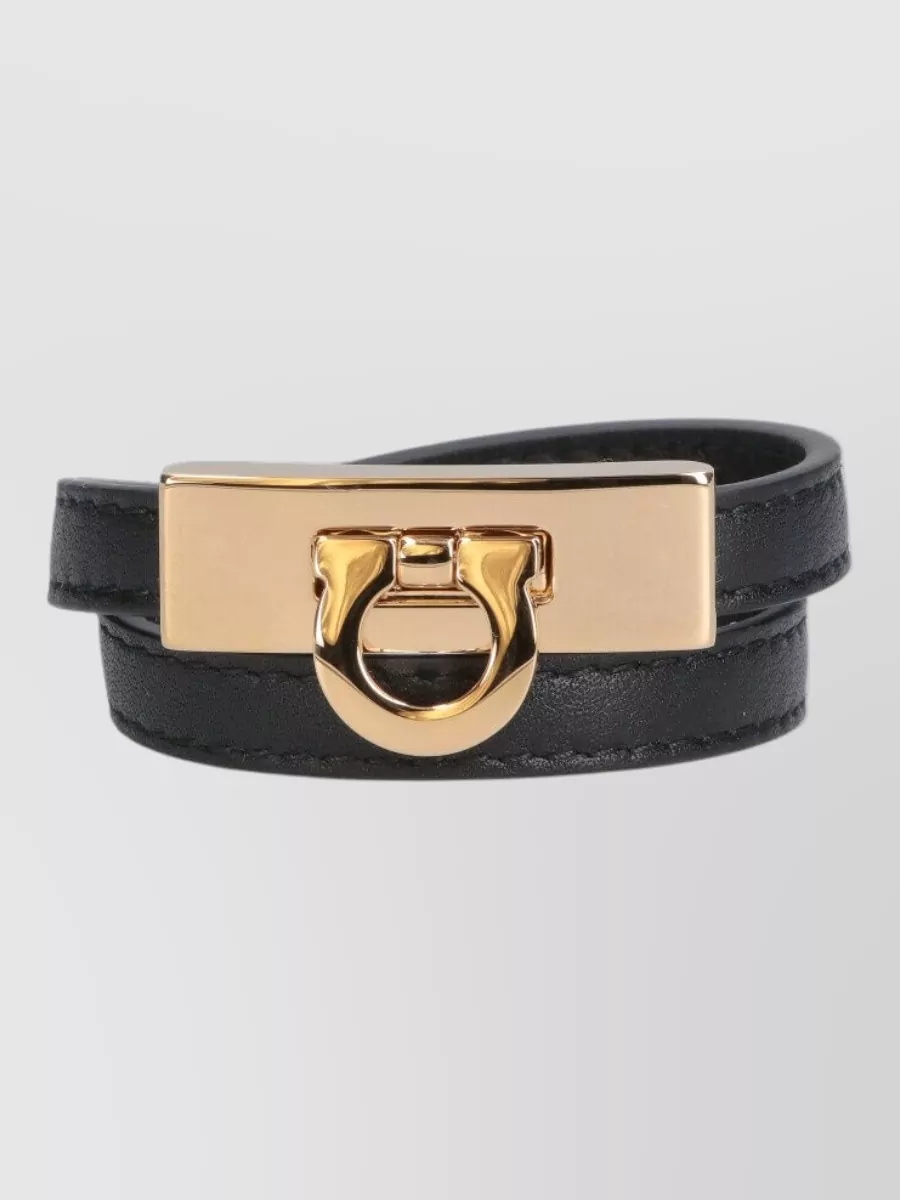 Ferragamo leather bracelet