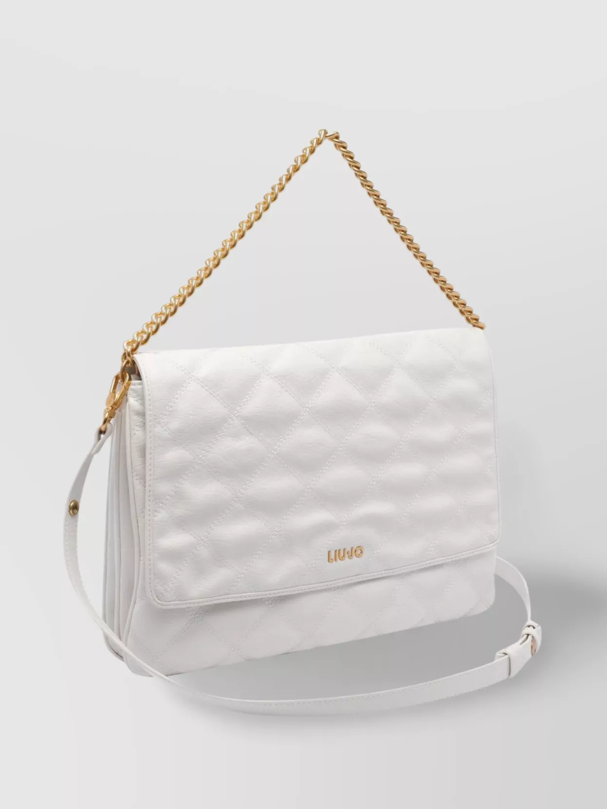 Liu Jo Logo Quilted Chain Shoulder Bag