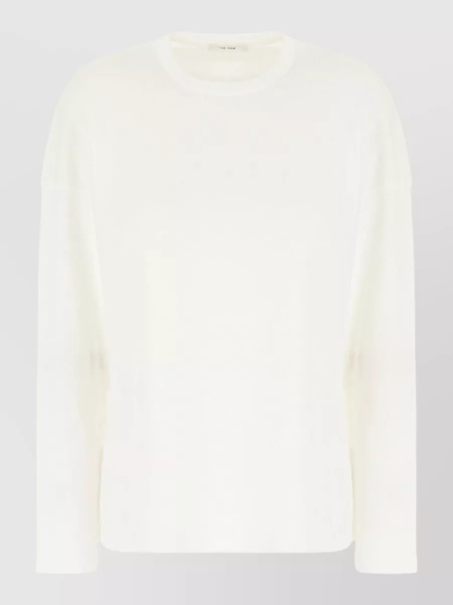 The Row Cotton oversized long-sleeve t-shirt