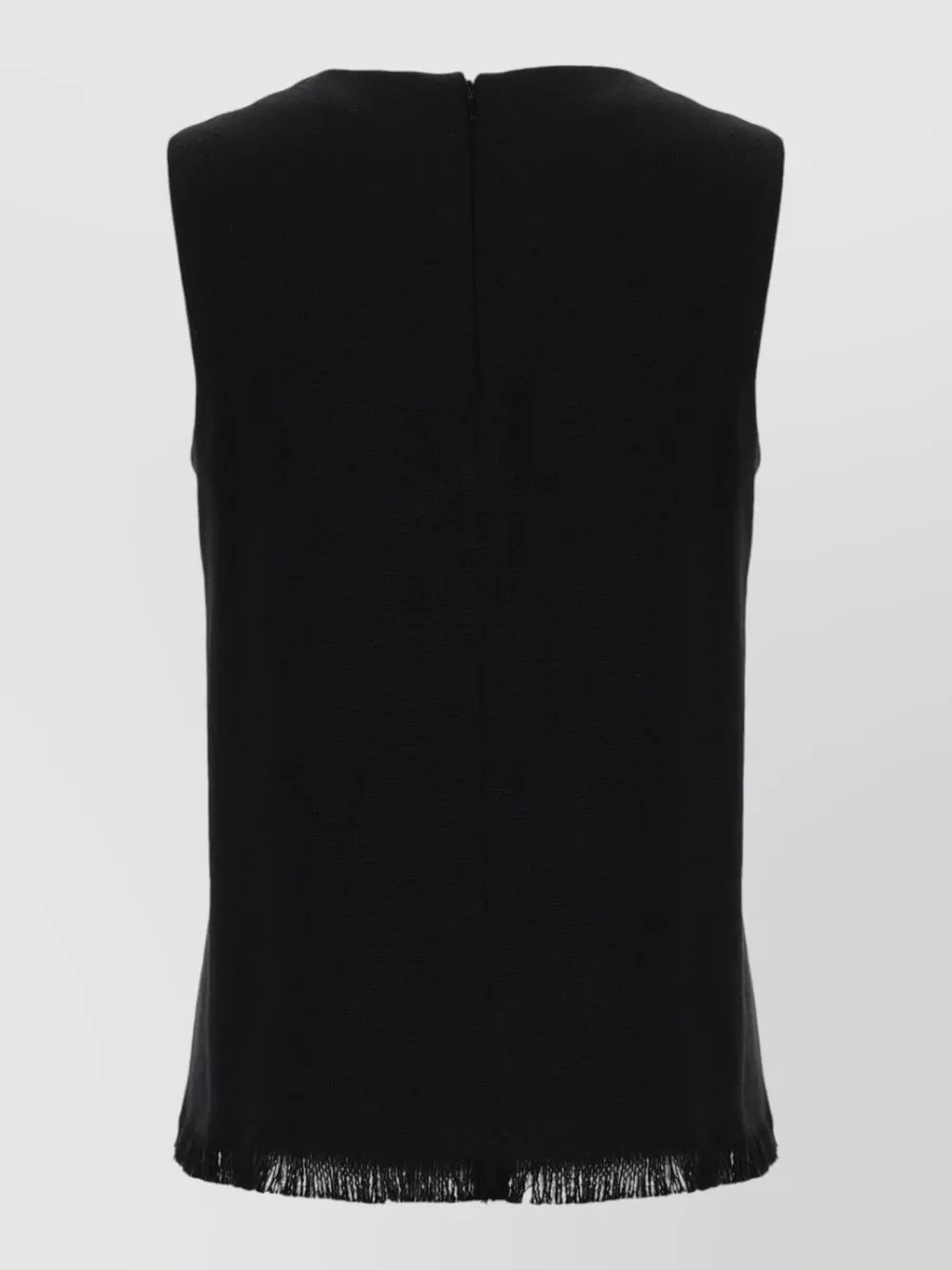 S Max Mara Anika Linen Knitted Top