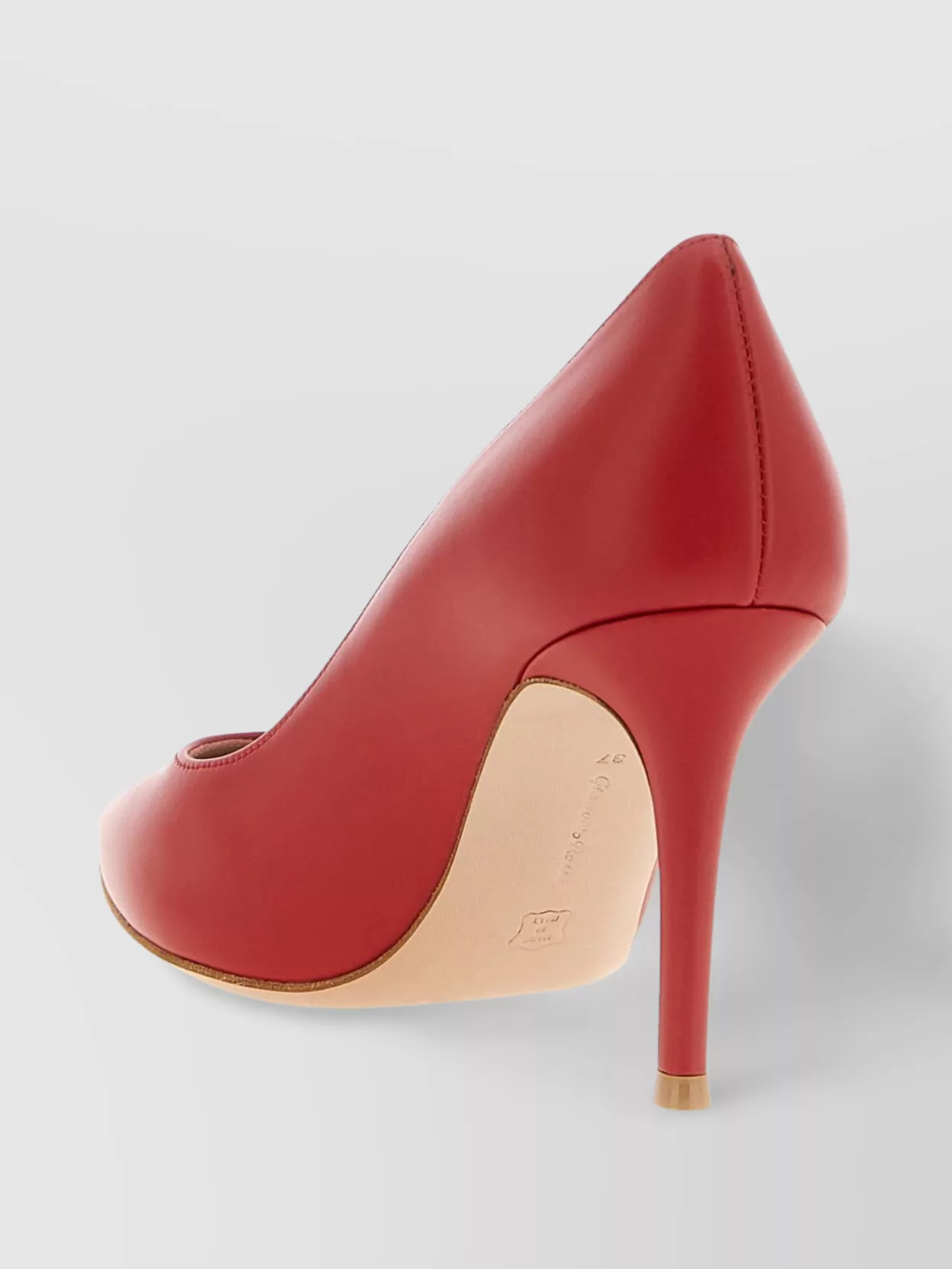 Gianvito Rossi Pointed Toe Stiletto Heel Pumps In Red