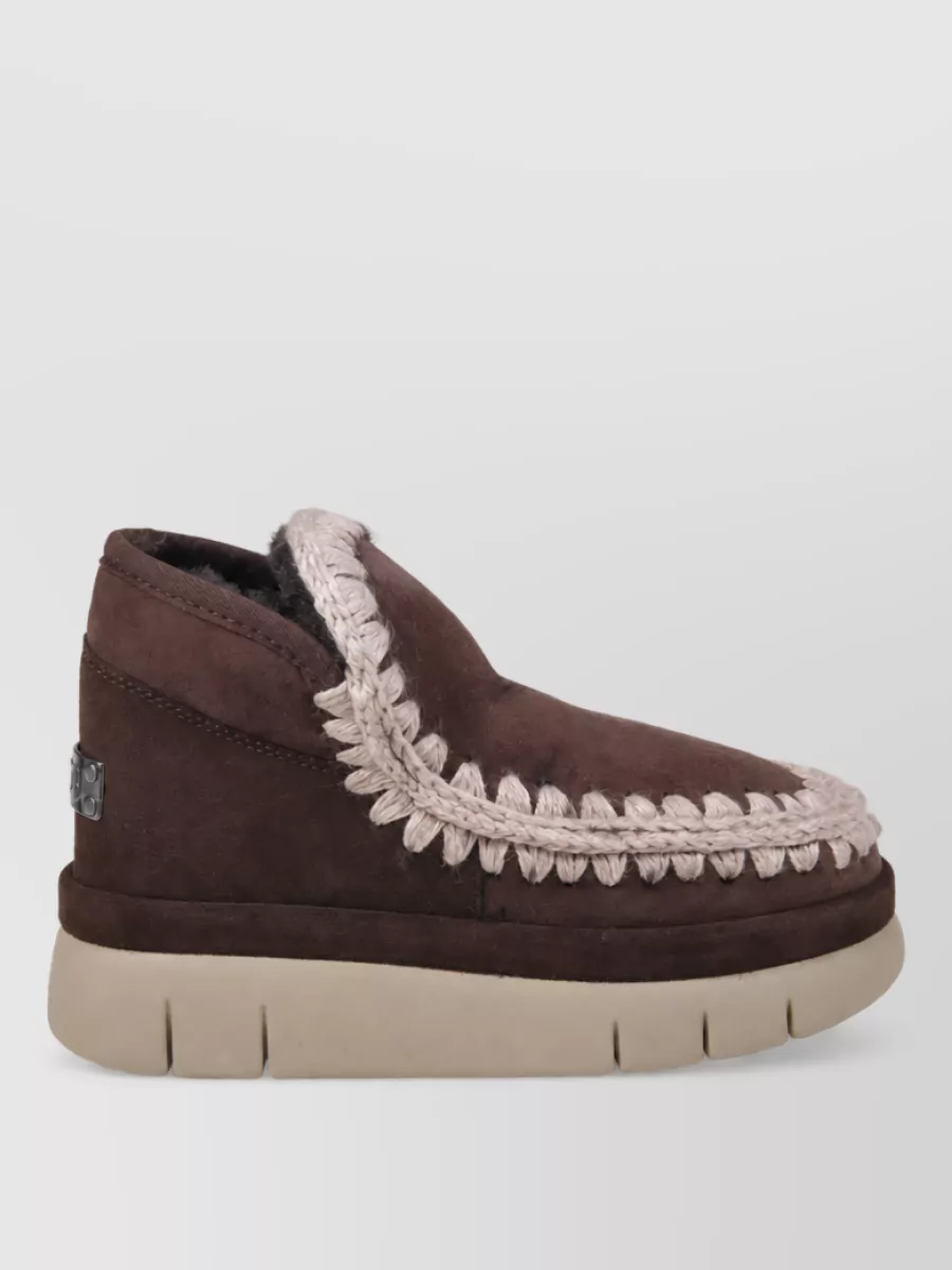 Mou suede slippers
