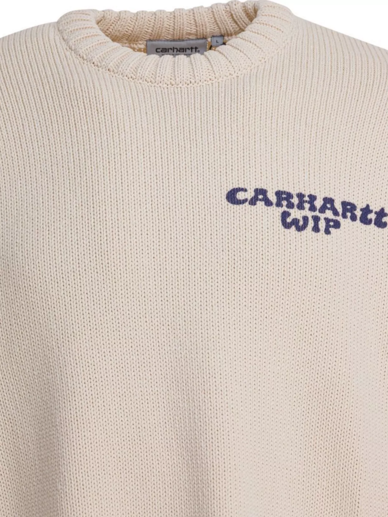 Carhartt Wip "Ribbed Helix" Sweater With Graphic Back