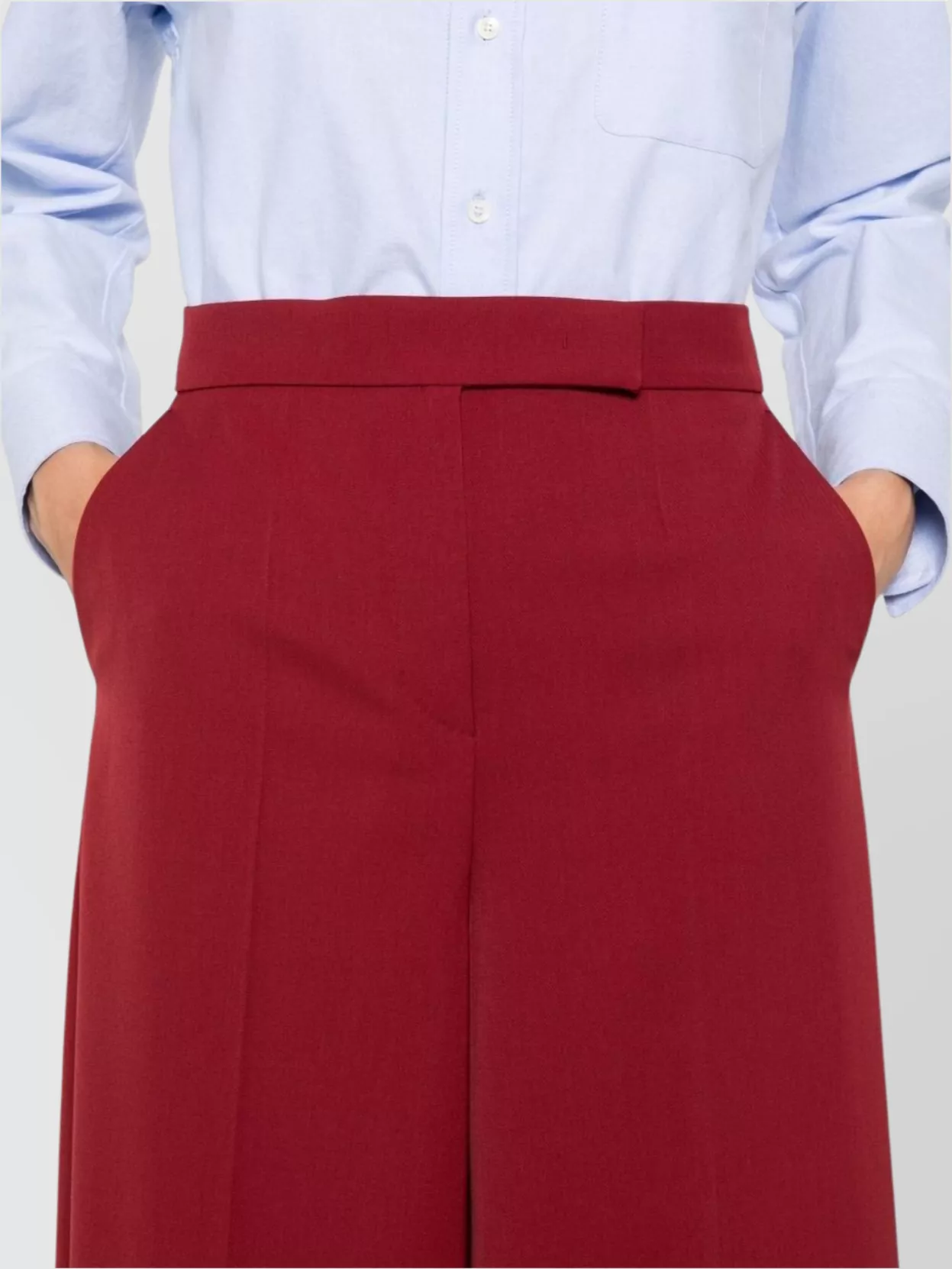 Max Mara High Waist Tailored Wide Leg Trousers