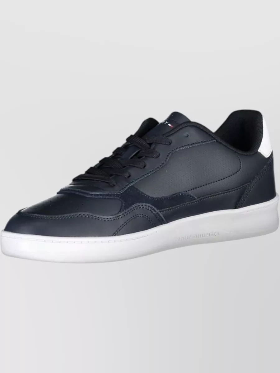 Tommy Hilfiger Leather Low-Top Sneakers