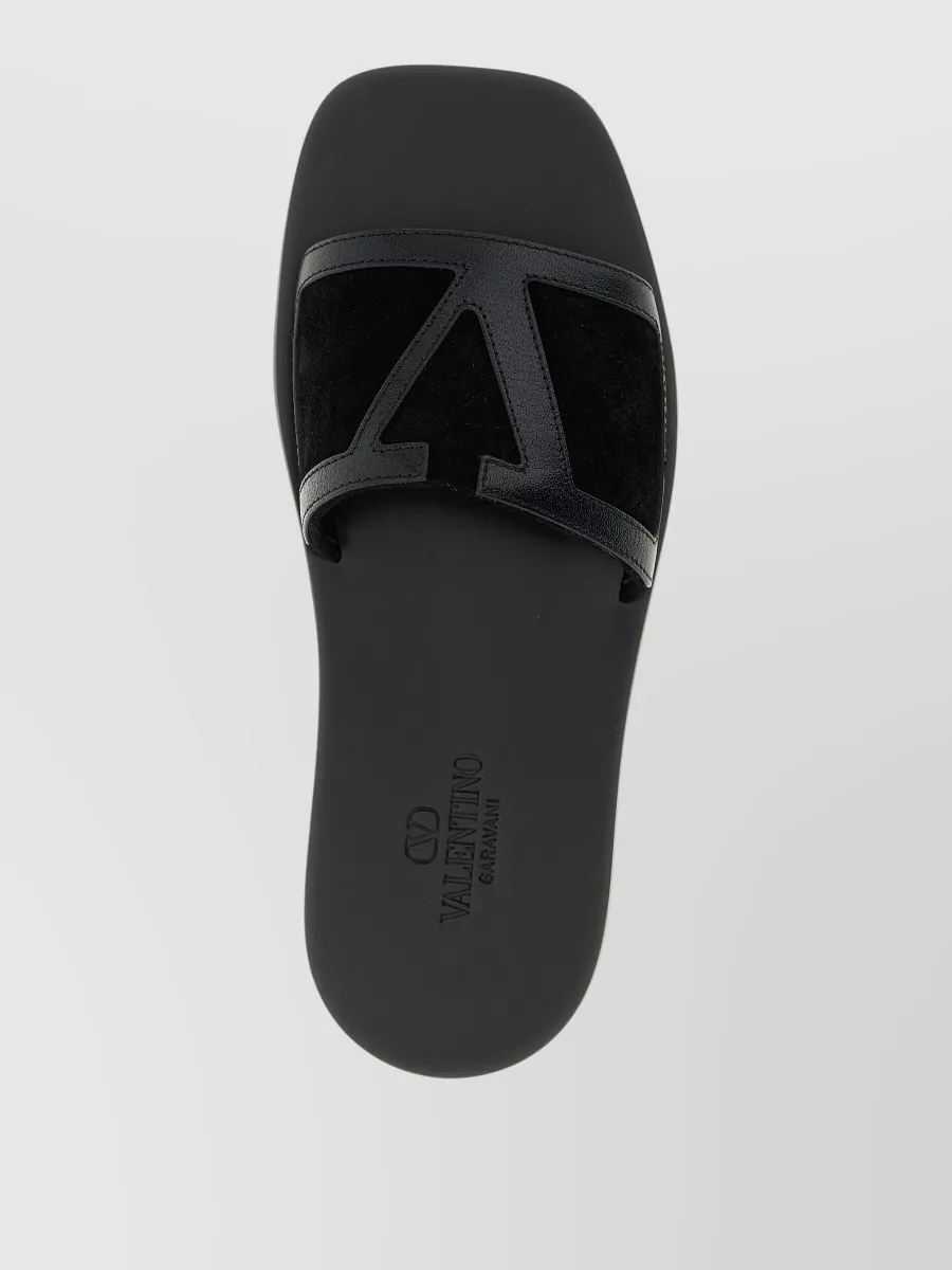 Valentino Garavani Viva Superstar Flat Open Toe Slides