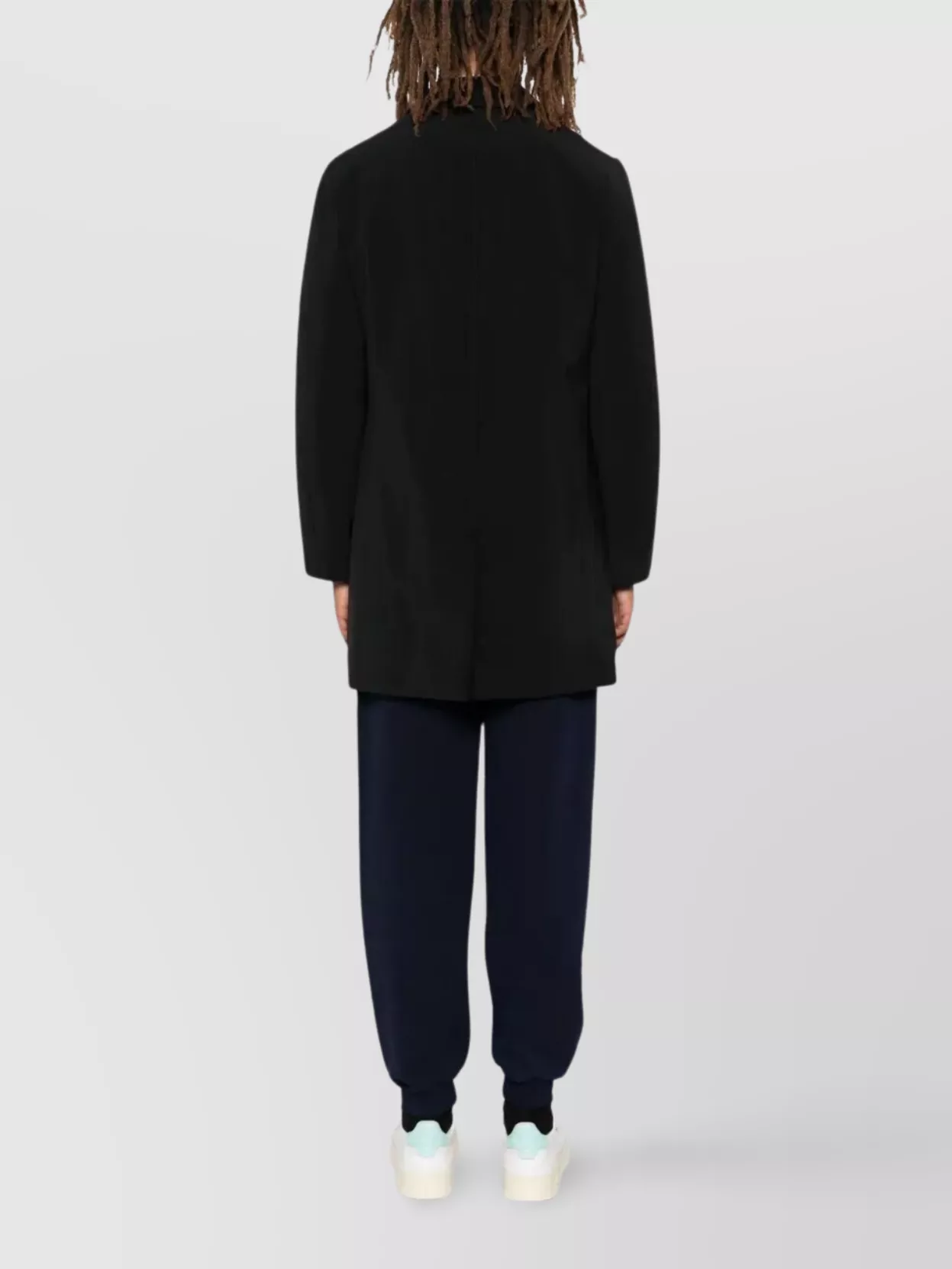 Aspesi Long Sleeve Raincoat Featuring Side Pockets
