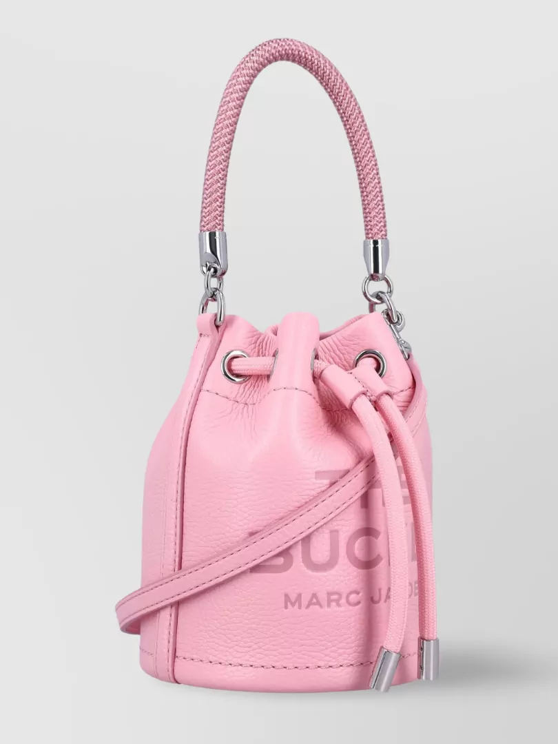 Marc Jacobs Small Bucket Bag With Top Handle And Adjustable Strap
