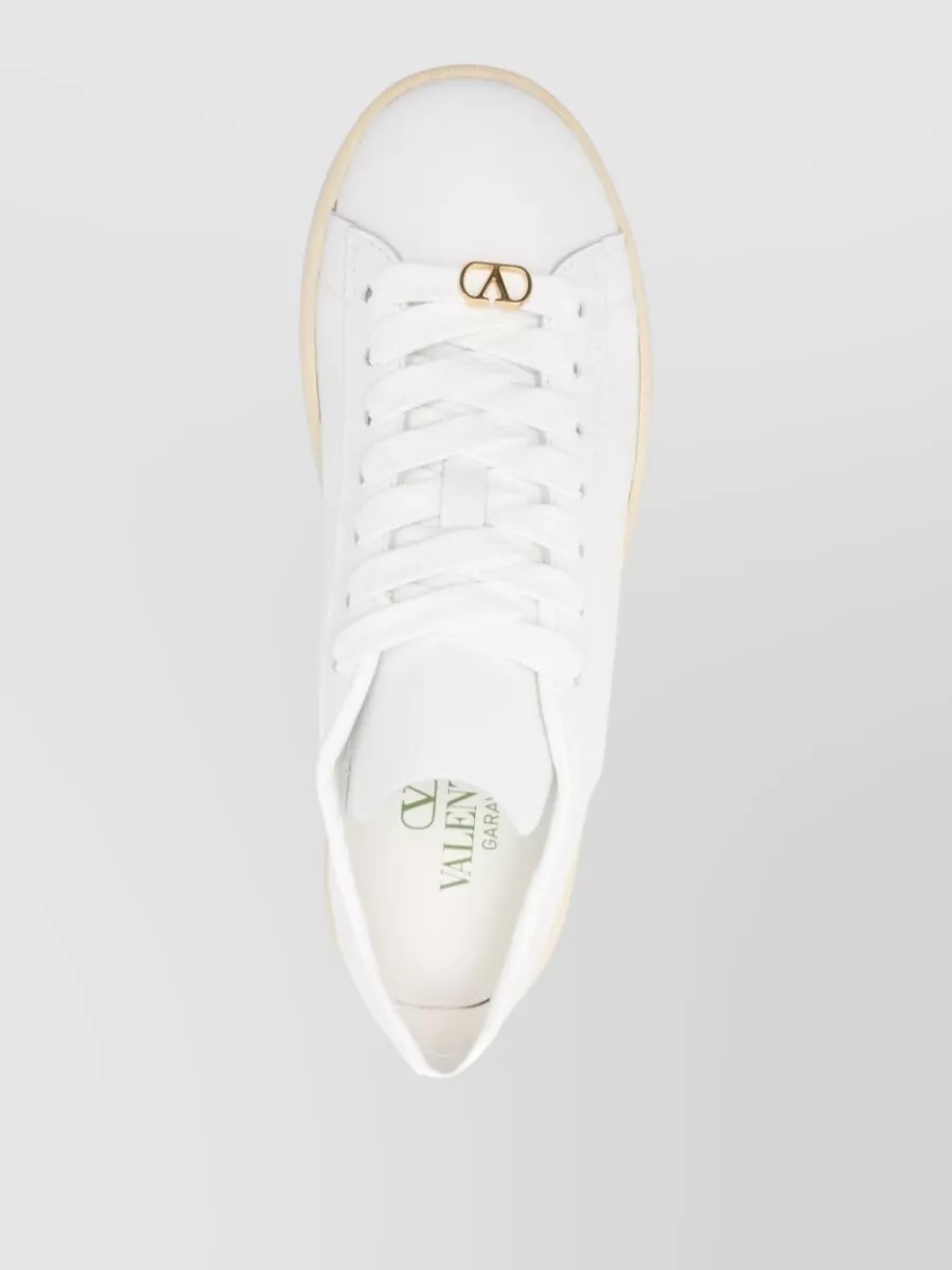 Valentino Garavani Lace Up Shoes Platform Sole Low Top
