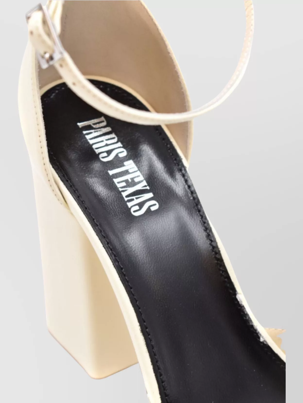 Paris Texas Strap Heel Toe Sandals
