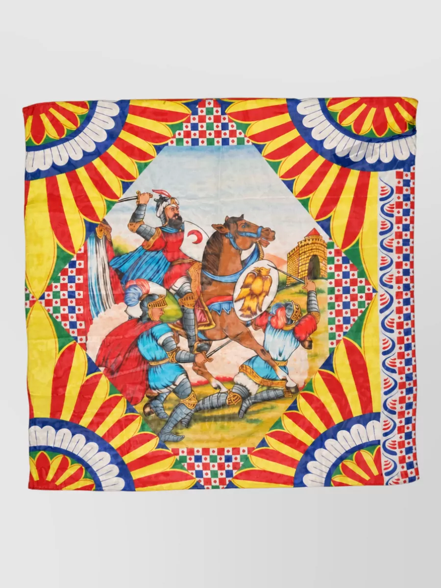 Dolce&Gabbana silk printed scarf