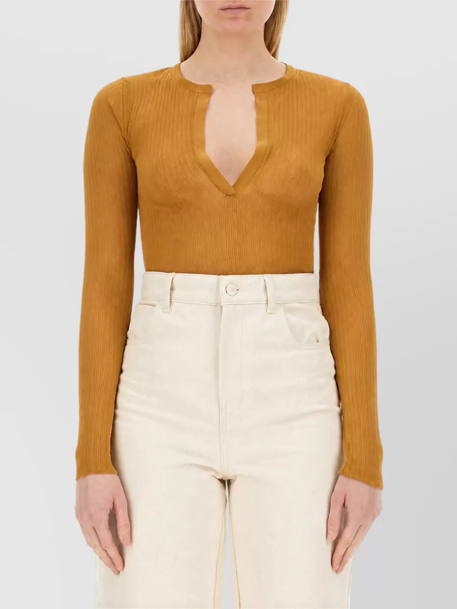Max Mara Silk Knitted Top