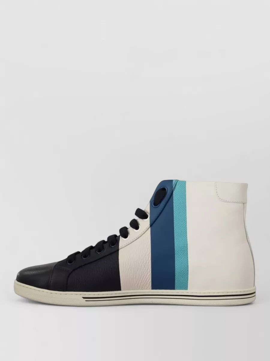 Dolce&Gabbana Leather Mid Top Sneakers