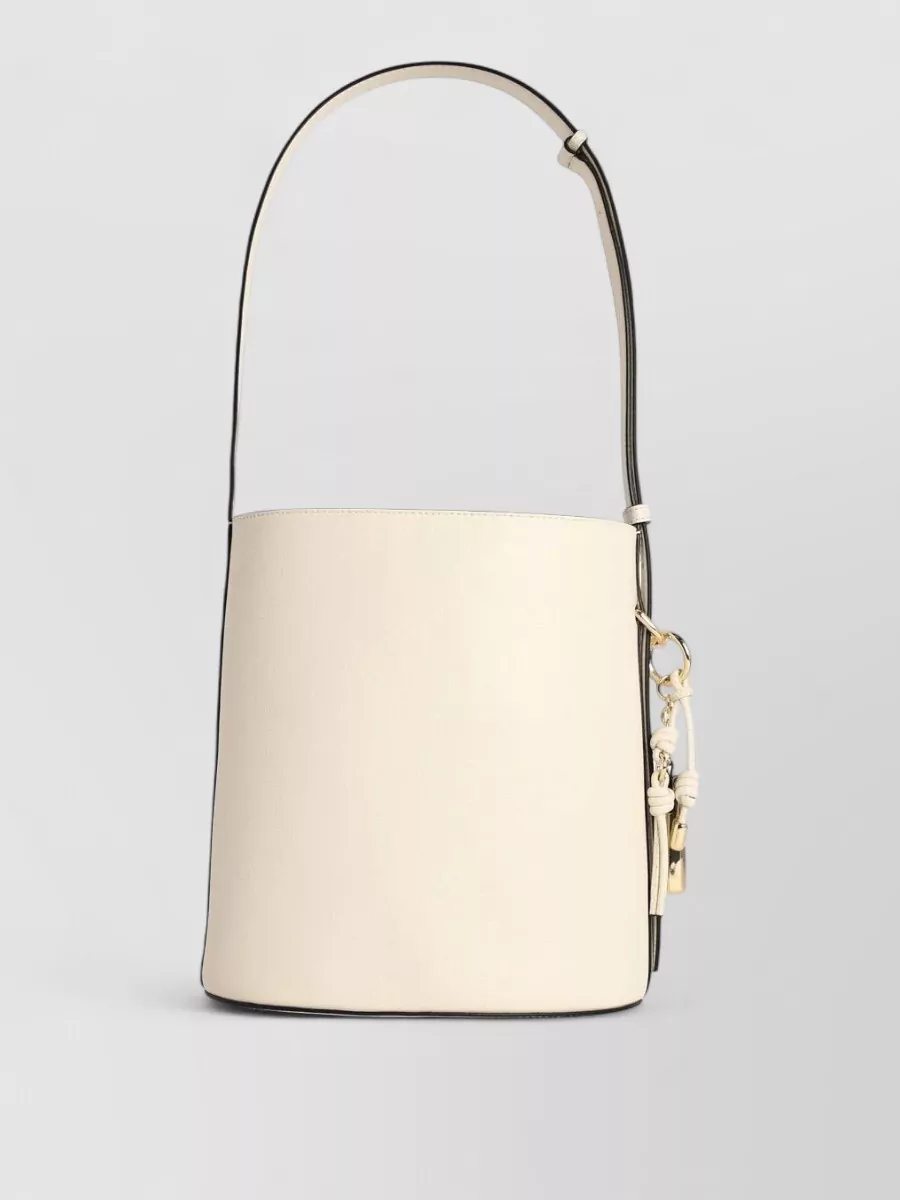 Furla Small Leather Bucket Bag
