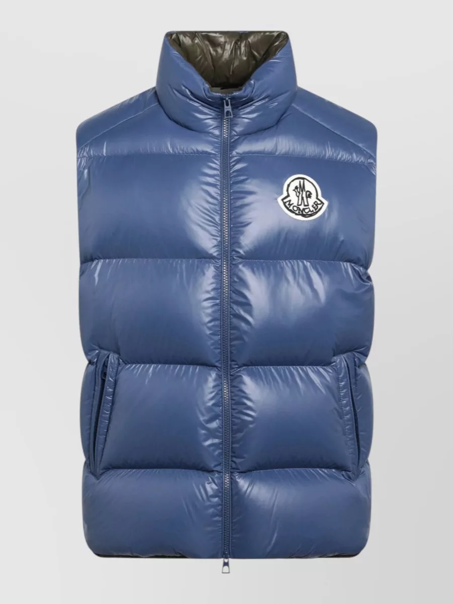 Moncler quilted sleeveless puffer vest