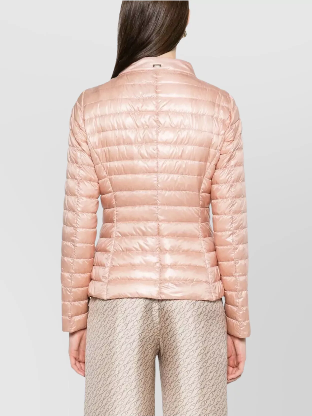 Herno Lightweight Quilted Down Jacket With Stand Collar