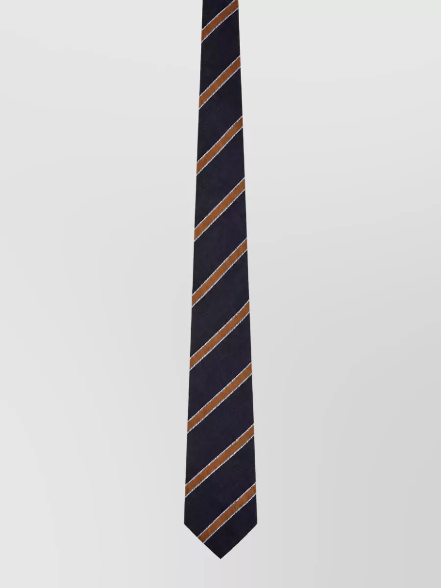 Corneliani Embroidered Silk Tie