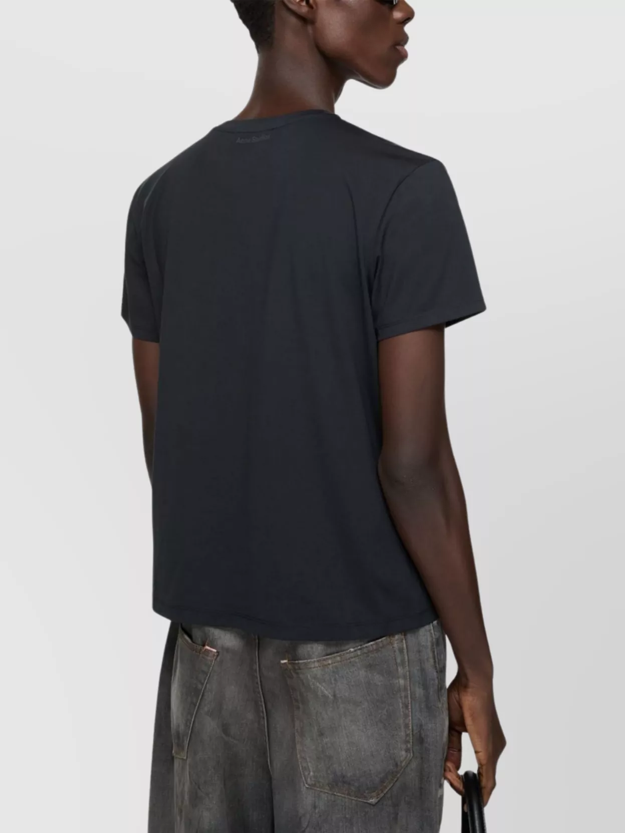 Acne Studios Crew Neck Unisex Short Sleeves Straight Hem