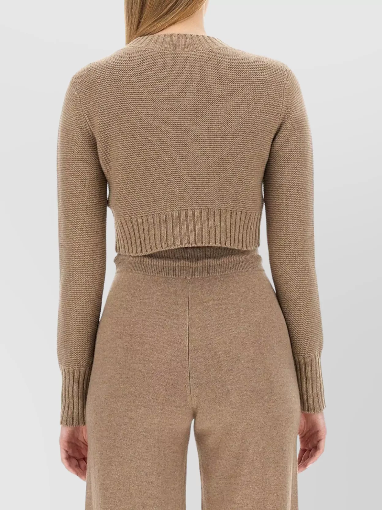 Max Mara Cashmere Cropped Knitted Top