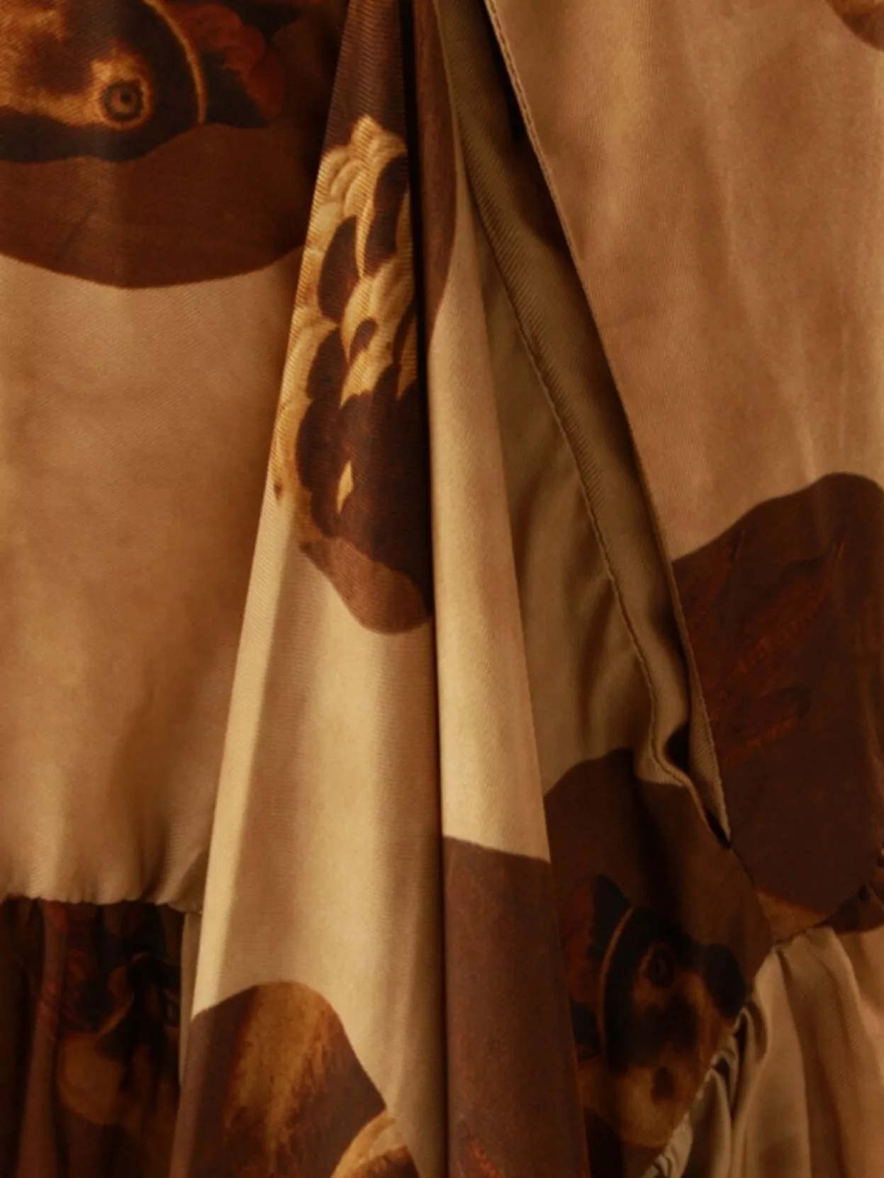 Uma Wang Sleeveless Tiered Dress Abstract Print