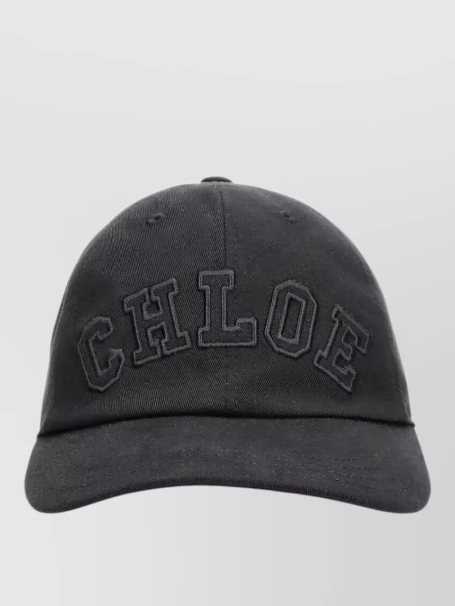 Chloé cotton logo baseball cap