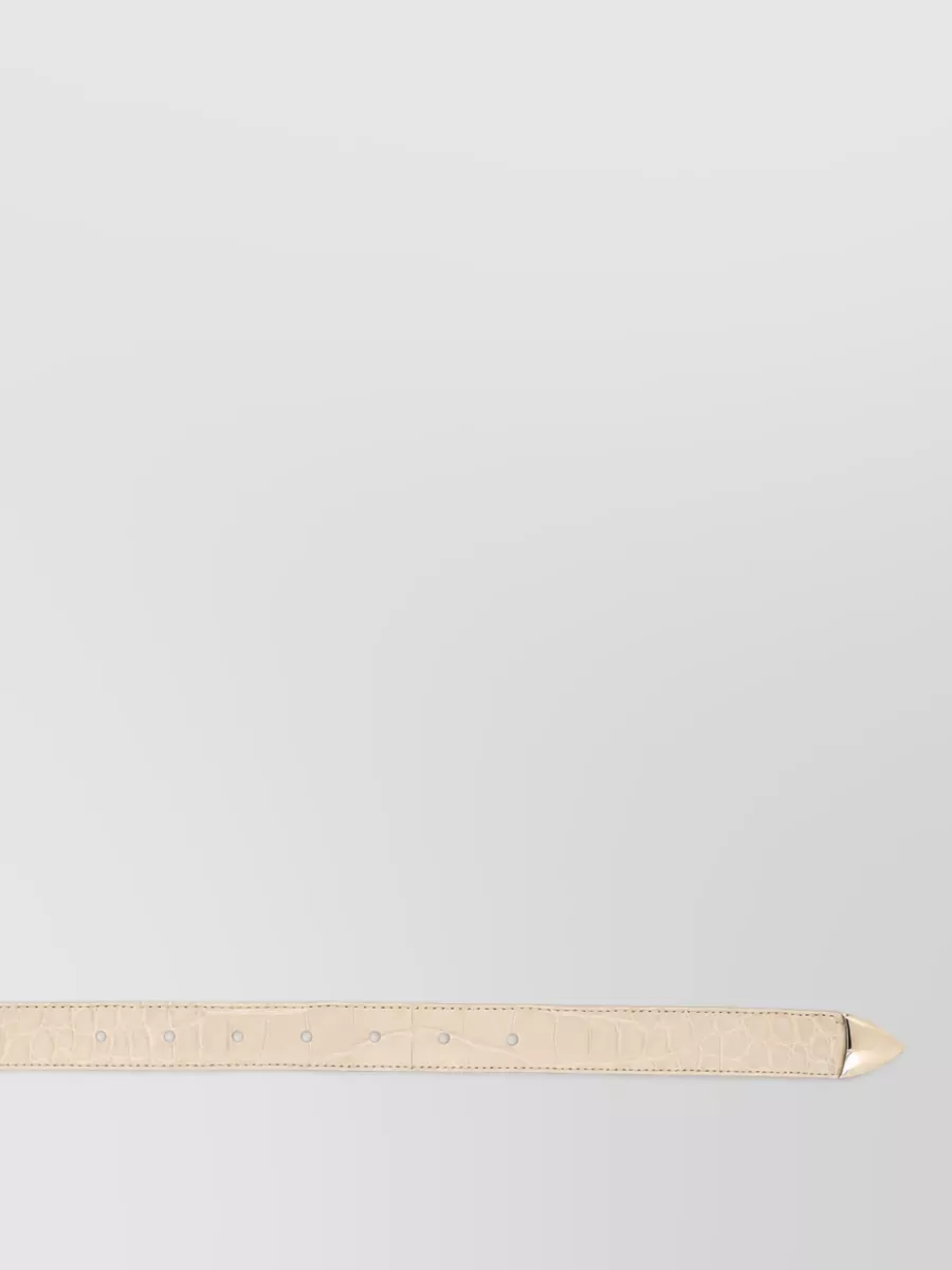 Brunello Cucinelli Alligator Leather Belt