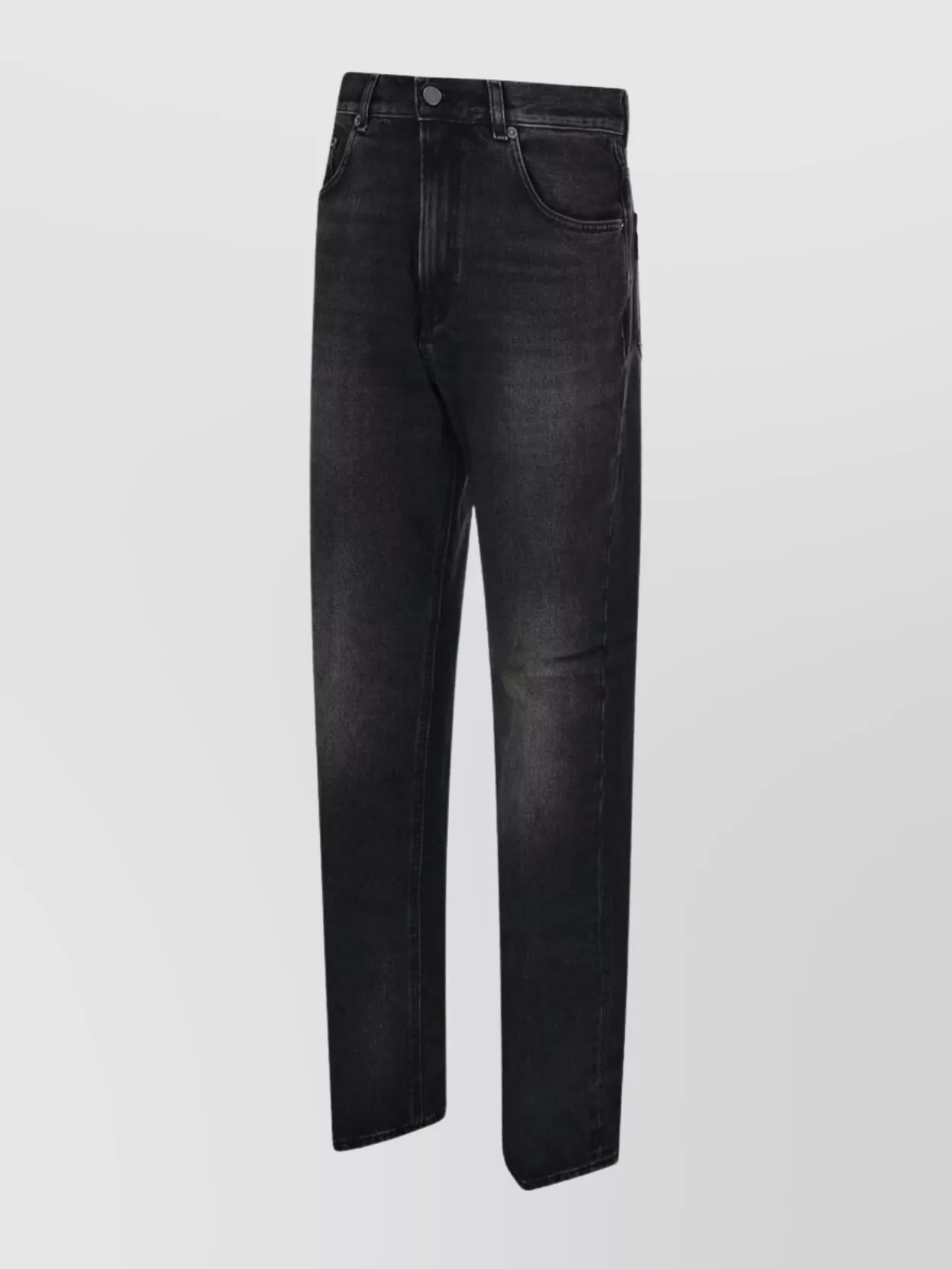 Haikure Faded Jeans Five-Pocket Belt Loops