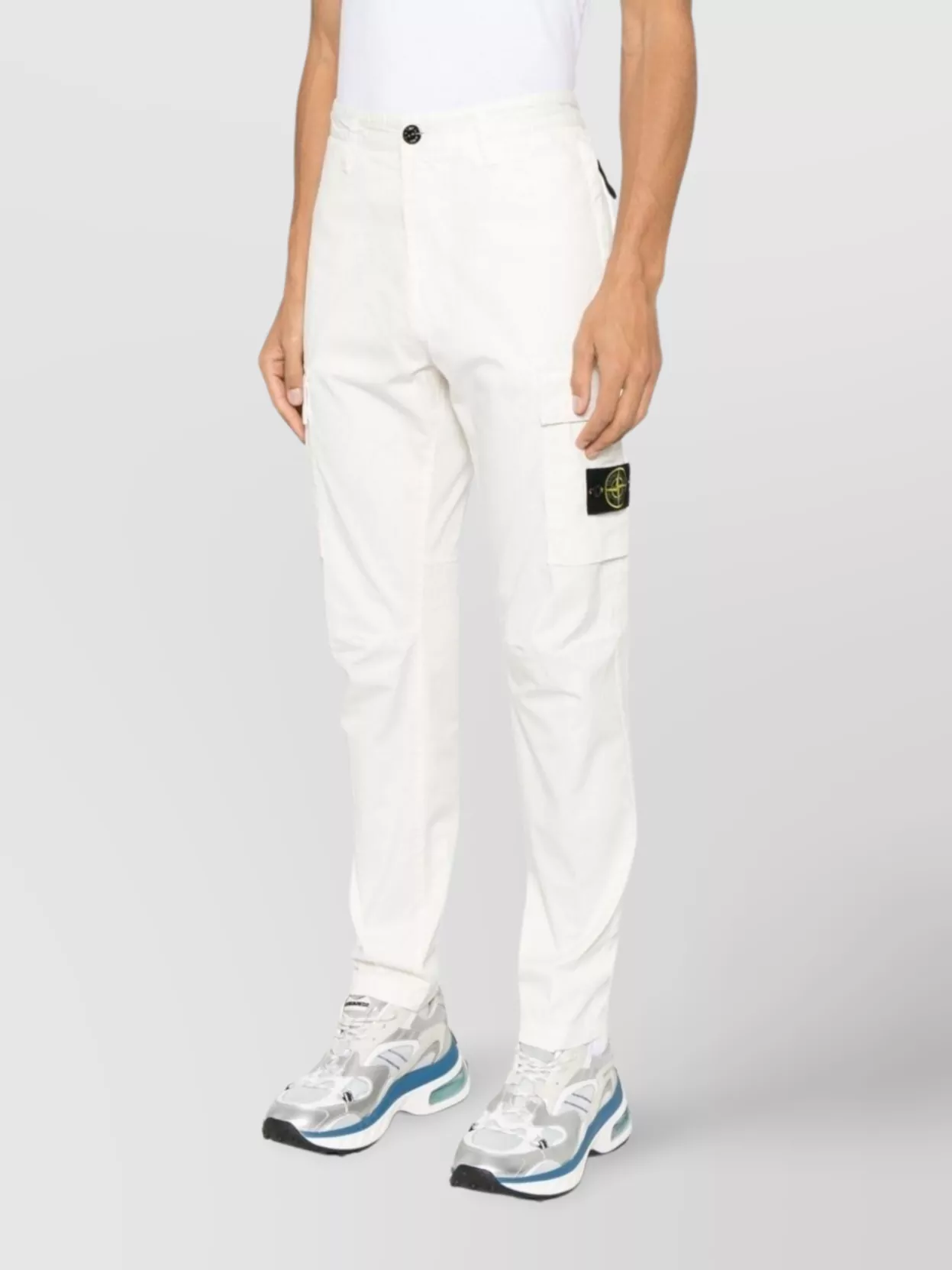 Stone Island Tapered Leg Cargo Trousers