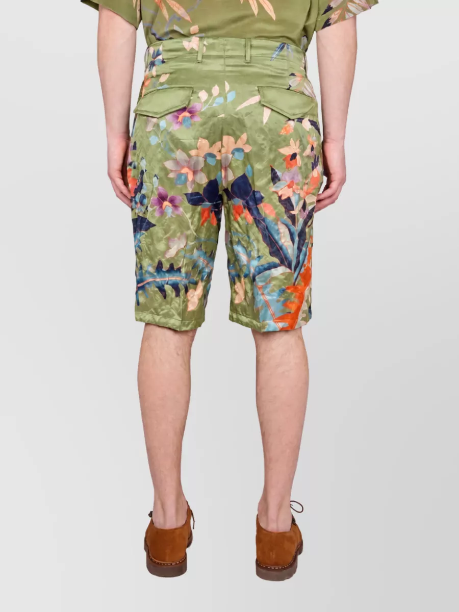 Etro Floral Print Chino Shorts
