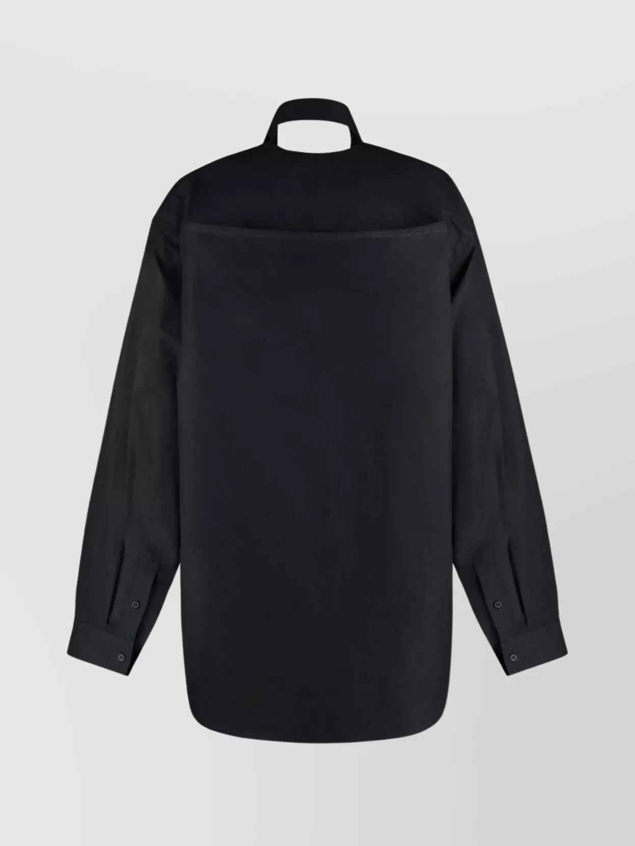Balenciaga Shirt Dress With Back Yoke And Long Sleeves