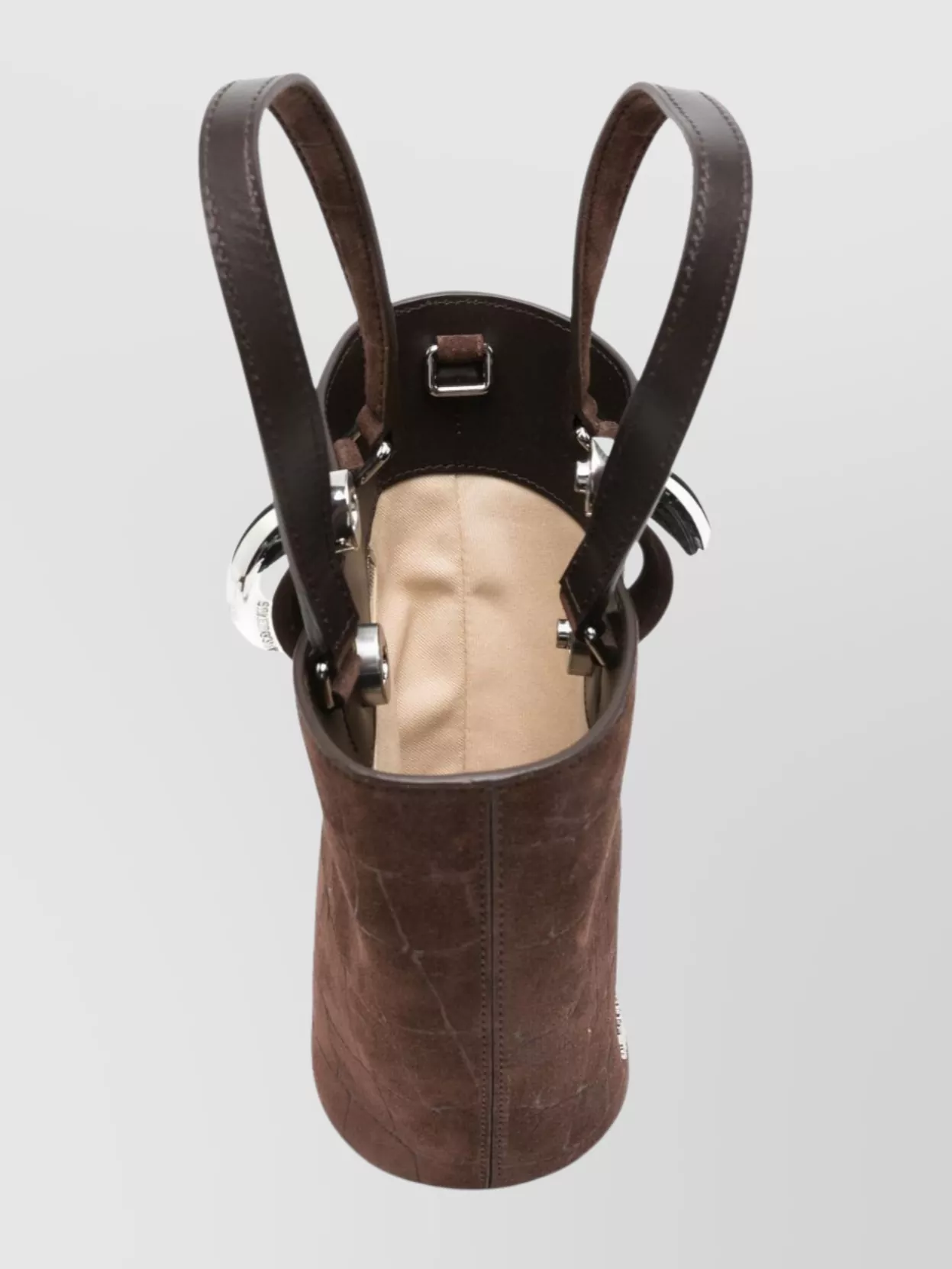 Jacquemus Crocodile-effect Ring-detail Tote Bag