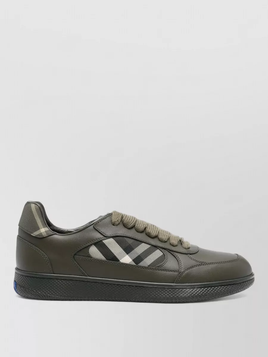 Burberry Leather Low-Top Sneakers