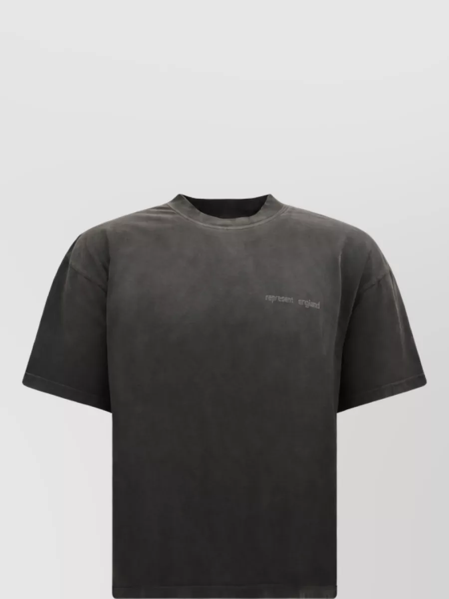 Represent cotton oversized logo print t-shirt