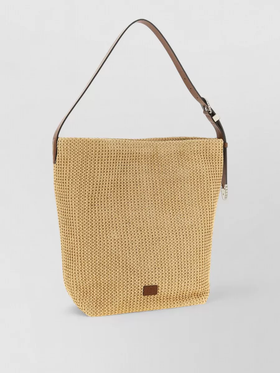 Pinko love bag leather bucket bag
