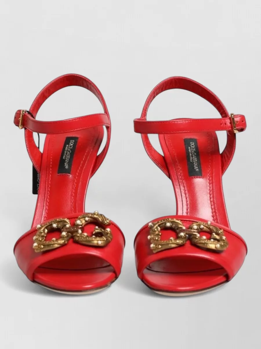 Dolce&Gabbana leather heeled sandals