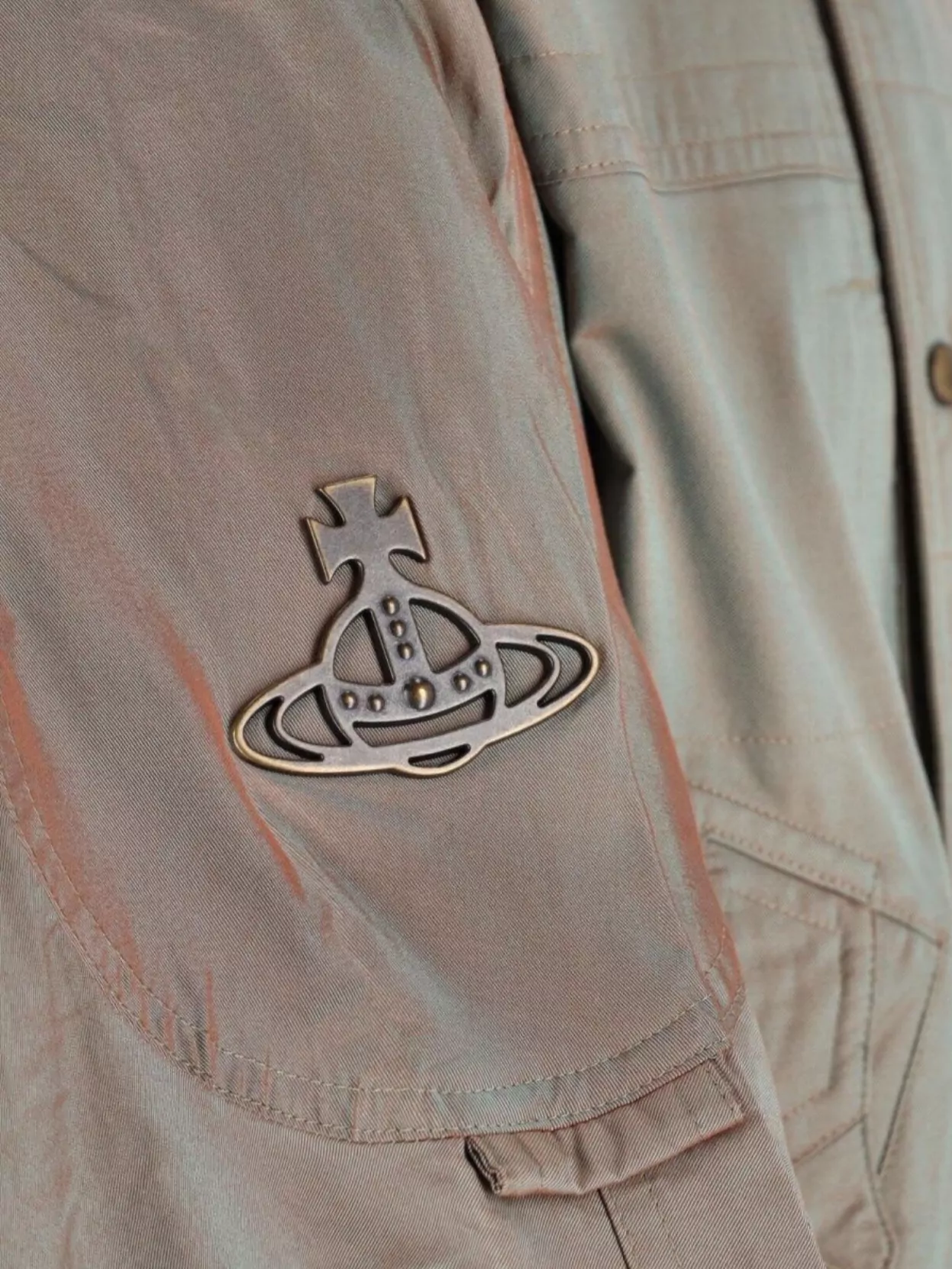 Vivienne Westwood Relaxed Fit Jacket With Hood And Pockets