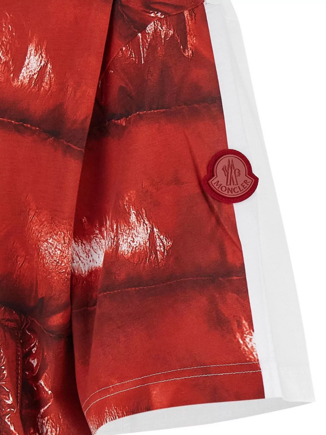 Moncler Genius Asap Rocky Collaboration Graphic T-shirt In Red