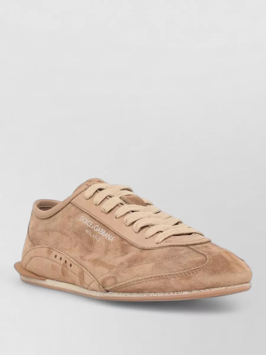 Dolce&Gabbana leather lace-up sneakers