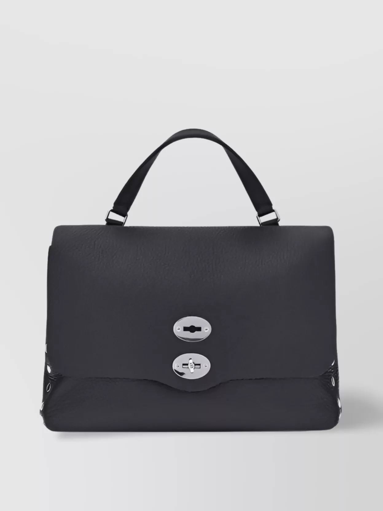 Zanellato Leather Shoulder Bag Medium Studs